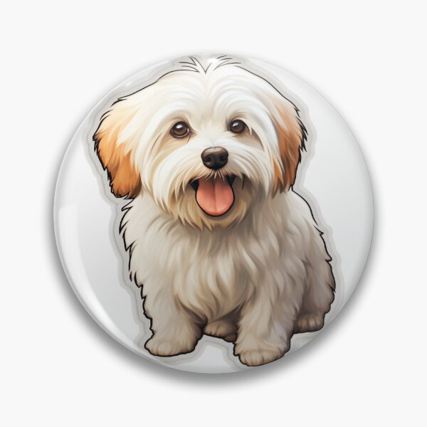 Item preview, Cute Smiling Coton De Tulear Dog designed and sold by ReeHub.