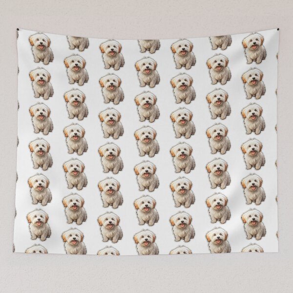 Item preview, Cute Smiling Coton De Tulear Dog designed and sold by ReeHub.