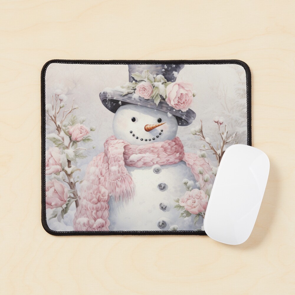 Vintage Cute Snowman Winter Scene iPhone Wallet for Sale by StuckOnTees