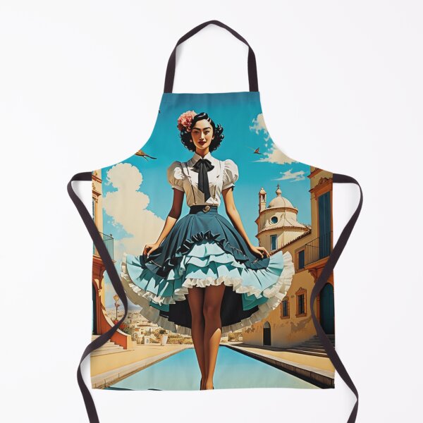 Item preview, Beautiful Cute and Sexy New Japanese Anime Girl Character in Salvador Dali Style Retro Art Displayed in Vintage-style Aged Screen Print Movie Poster designed and sold by Butler in the Home.