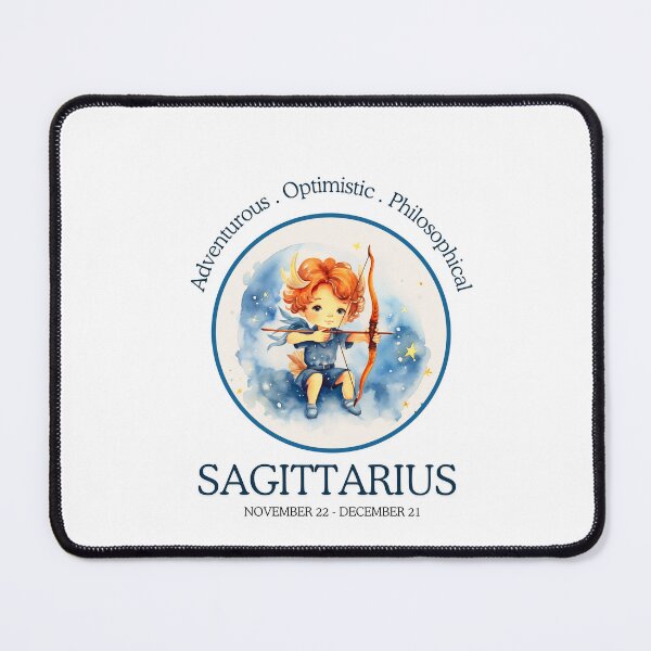 Item preview, Cute Sagittarius Zodiac- Horescope/SunSign Theme  on white back ground designed and sold by CosmicNook1.