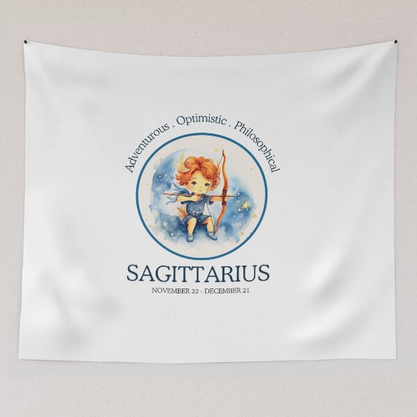 Item preview, Cute Sagittarius Zodiac- Horescope/SunSign Theme  on white back ground designed and sold by CosmicNook1.