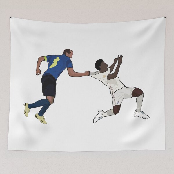 Item preview, Chiellini vs Saka illustration designed and sold by kinxa Axeem.