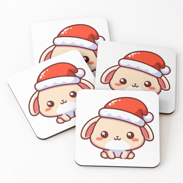 Item preview, Cute orange bunny in santa hat designed and sold by Wxjtecki.