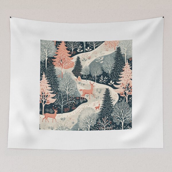 Item preview, Christmas tree pattern beauty view designed and sold by SmileshareShop.