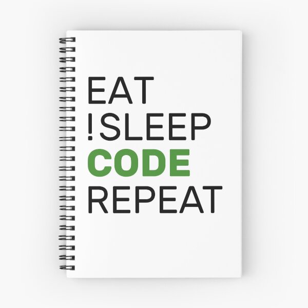Item preview, Eat Sleep Code Repeat Funny Coding Programming  designed and sold by Achrafdesign.