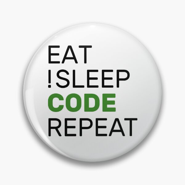 Item preview, Eat Sleep Code Repeat Funny Coding Programming  designed and sold by Achrafdesign.