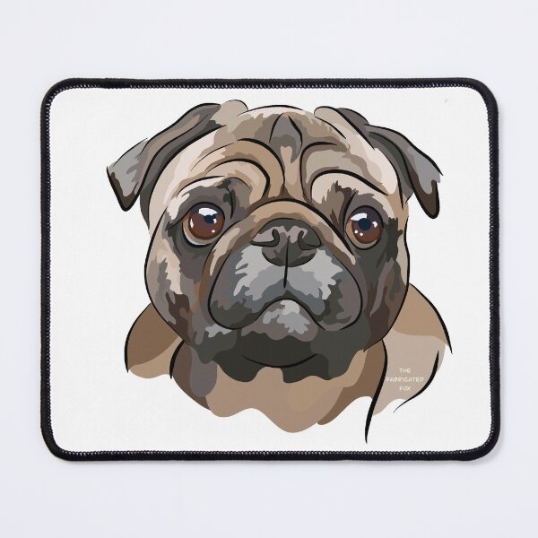 Item preview, Pugsley designed and sold by FabricatedFox.