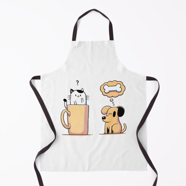 Item preview, Morning Brew Pals - Cat in a Coffee Mug and Dreamy Dog designed and sold by MajorMemes.