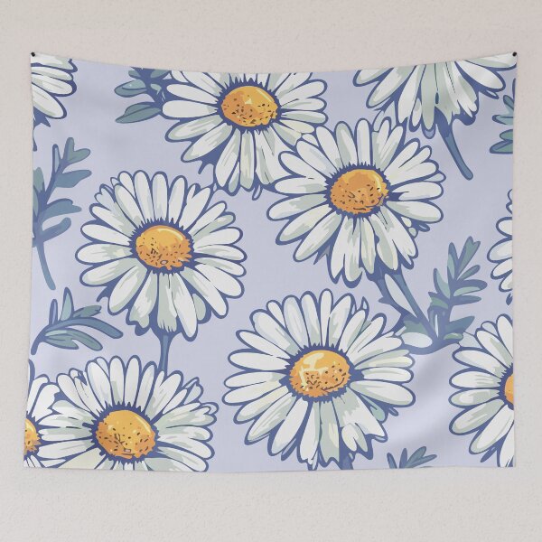 Item preview, Copy of pattern with cute flowers and sun on pastel colors handwritting style designed and sold by Carolina Salazar.