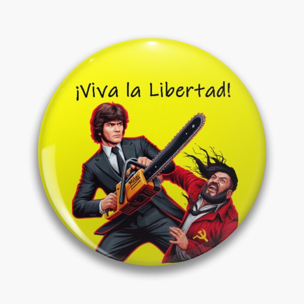 Item preview, Javier Milei fighting off commies designed and sold by SilverFrog.