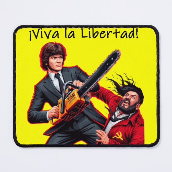 Item preview, Javier Milei fighting off commies designed and sold by SilverFrog.
