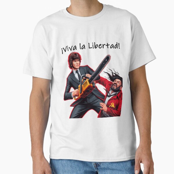 Item preview, Javier Milei fighting off commies designed and sold by SilverFrog.