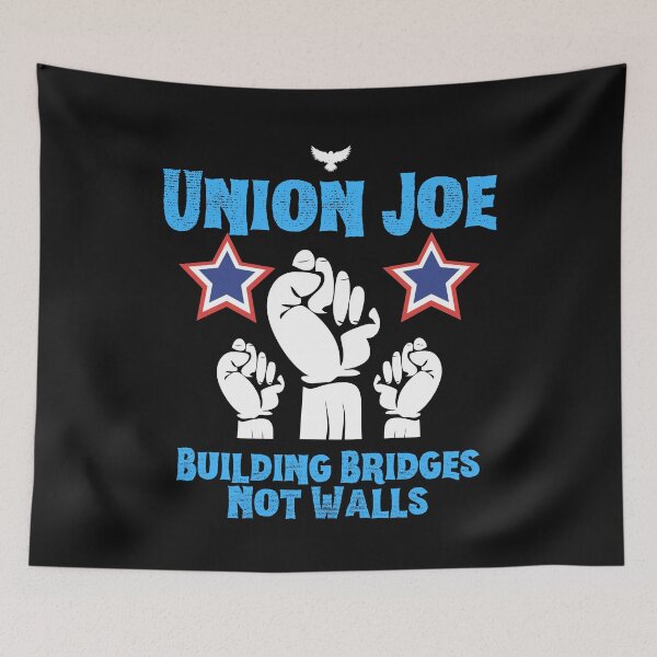 Item preview, Union Joe Building Bridges Democratic Political Design designed and sold by EarthArtDesigns.