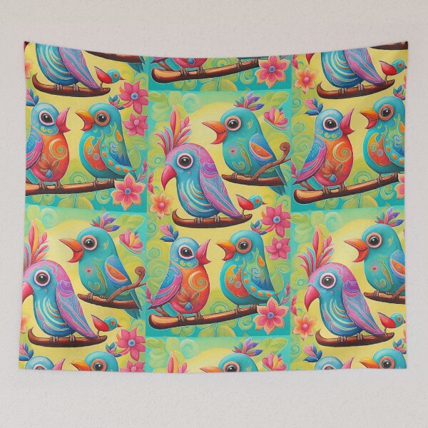 Item preview, The Brightest Birdies, Tropical Tiki's designed and sold by It's Just Me.