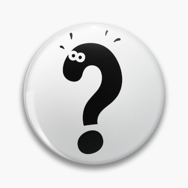 Item preview, Funny Surprised Scared Question Mark with Eyes designed and sold by Laugh-Lines.