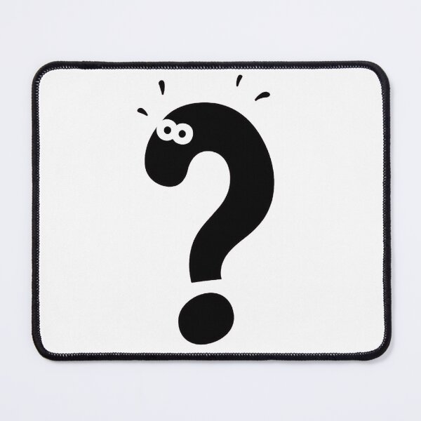 Item preview, Funny Surprised Scared Question Mark with Eyes designed and sold by Laugh-Lines.