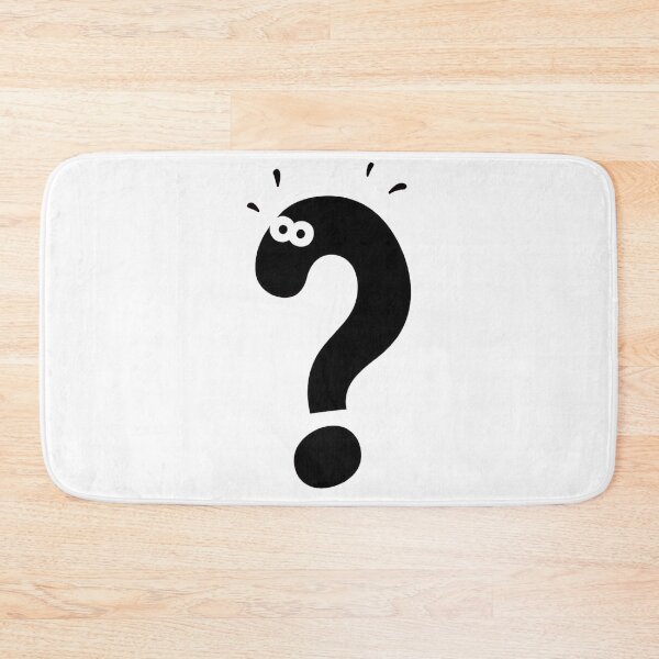 Item preview, Funny Surprised Scared Question Mark with Eyes designed and sold by Laugh-Lines.