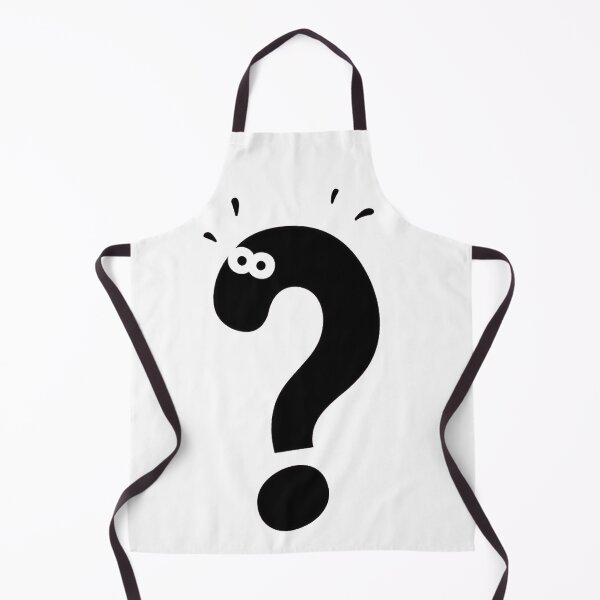 Item preview, Funny Surprised Scared Question Mark with Eyes designed and sold by Laugh-Lines.