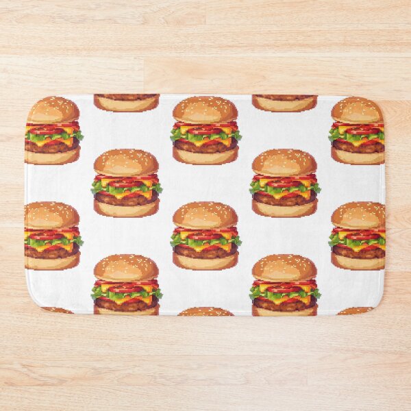Item preview, Pixel Art Hamburger(3) - Food art designed and sold by octoboobs.