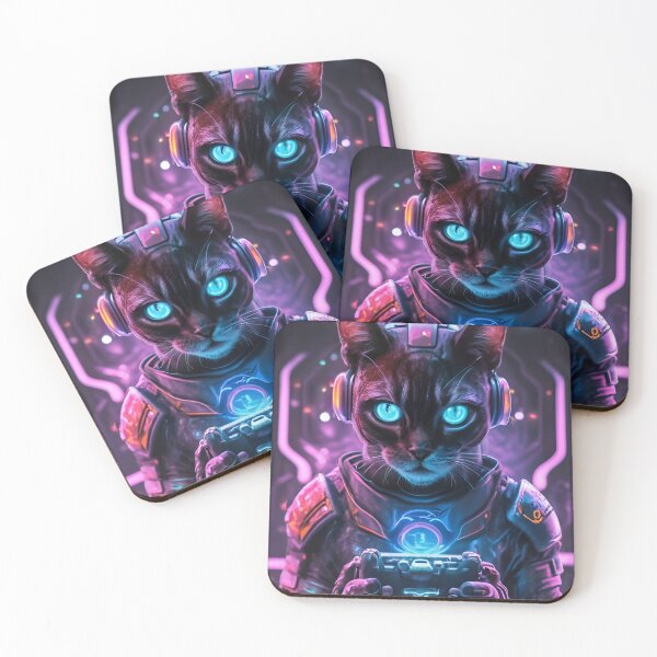 Item preview, Cyberpunk Cat designed and sold by Rostislav Tarasenko.