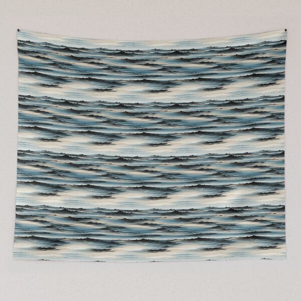 Item preview, ARTISTIC BLUE FOG IN BLACK MOUNTAINS designed and sold by NAG5089A.