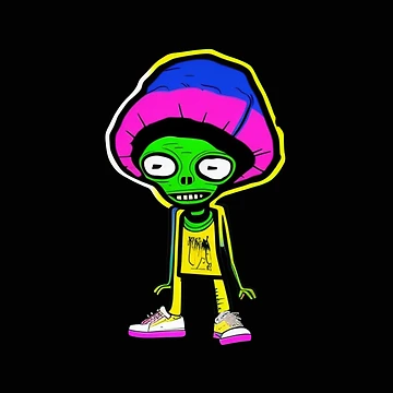 Artwork thumbnail, Funny Cartoon Rapper by itzbart