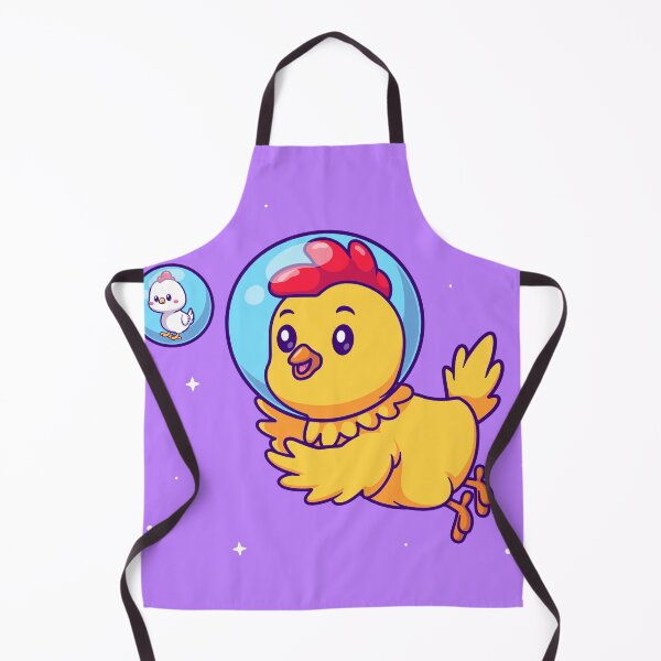 Item preview, Chicken with Astronaut Helmet and Moon Hat Cartoon designed and sold by hjian8219.
