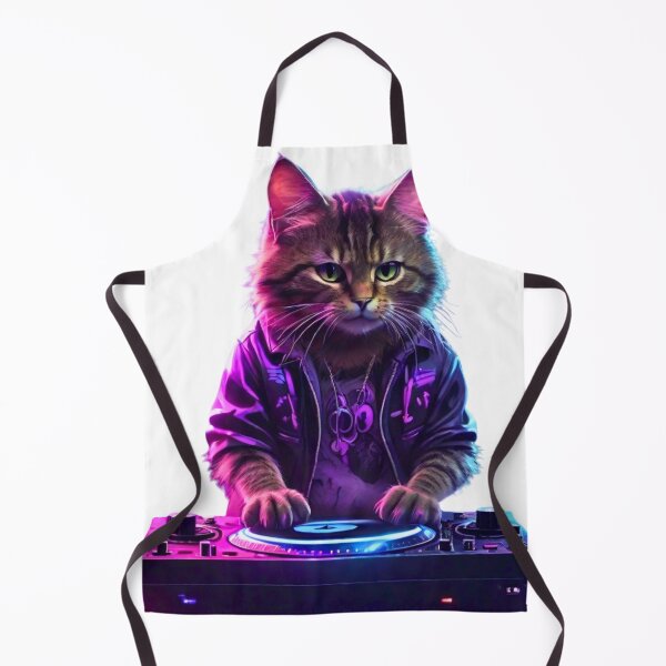 Item preview, Purrfect Beats: DJ Cat Vibes - Trendy Feline Music Lover Design designed and sold by SN-Creations.