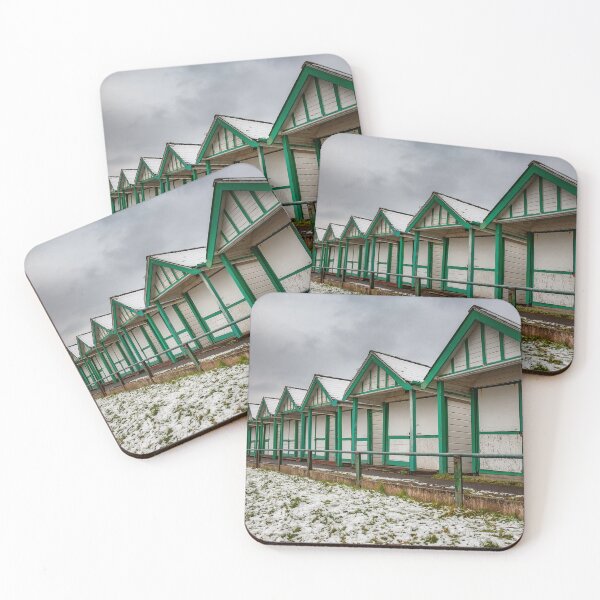 Item preview, Langland Bay Beach Huts in the snow designed and sold by Dan Santillo.