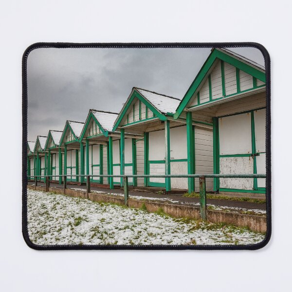 Item preview, Langland Bay Beach Huts in the snow designed and sold by Dan Santillo.