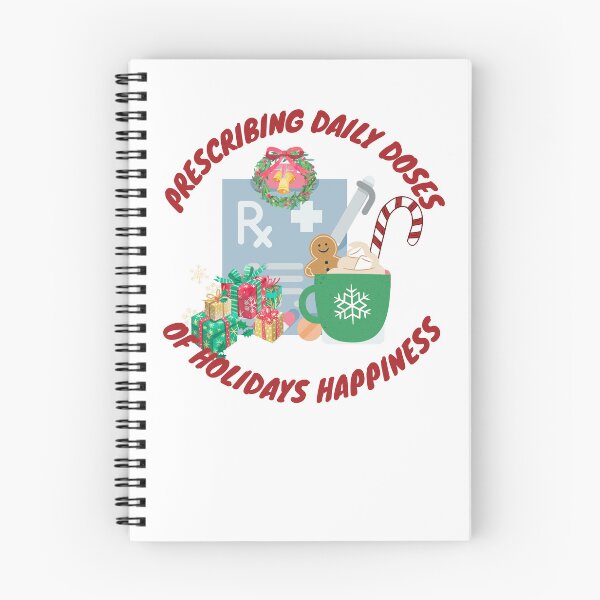 Item preview, Prescribing daily doses of holidays happiness, doctors and nurse designed and sold by NoetherSym.