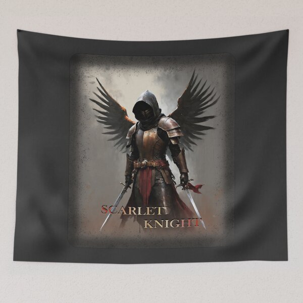 Item preview, SCARLET KNIGHT, Wings of freedom, Two Swords, CrisMor-Art designed and sold by CrisMor-Art.