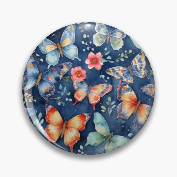 Artikelvorschau, Schmetterlings-Aquarellmuster entworfen und verkauft von shokA Design.