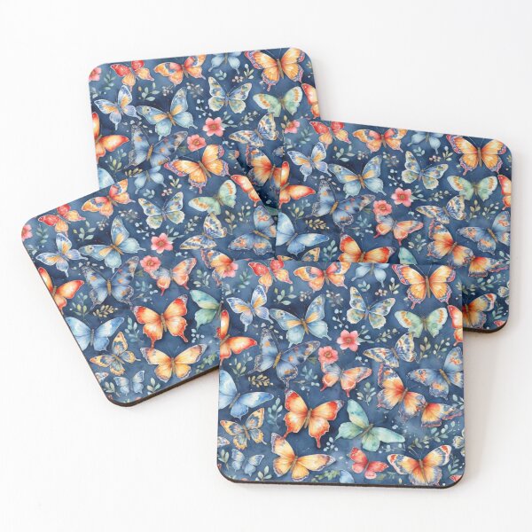 Item preview, butterfly watercolor pattern designed and sold by shokA Design.
