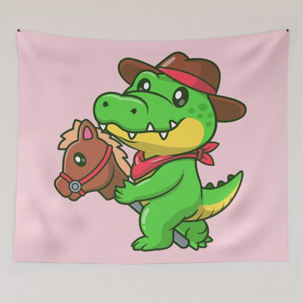 Item preview, Crocodile on a Saddle designed and sold by hjian8219.