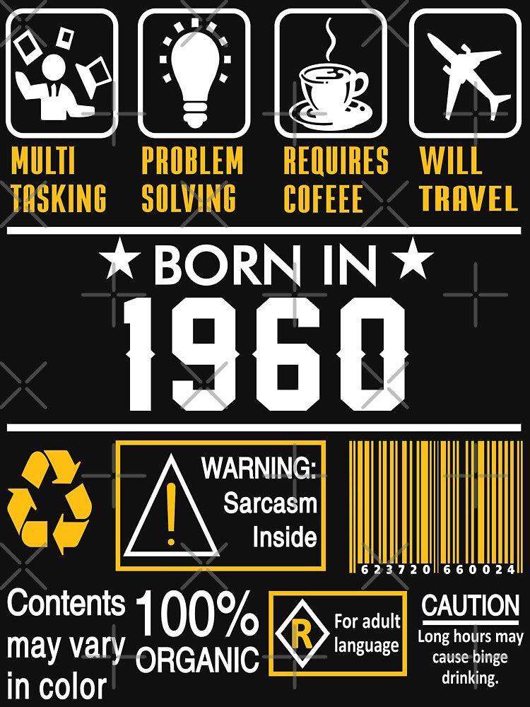 Birthday Gift Ideas - Born In 1960 by wantneedlove