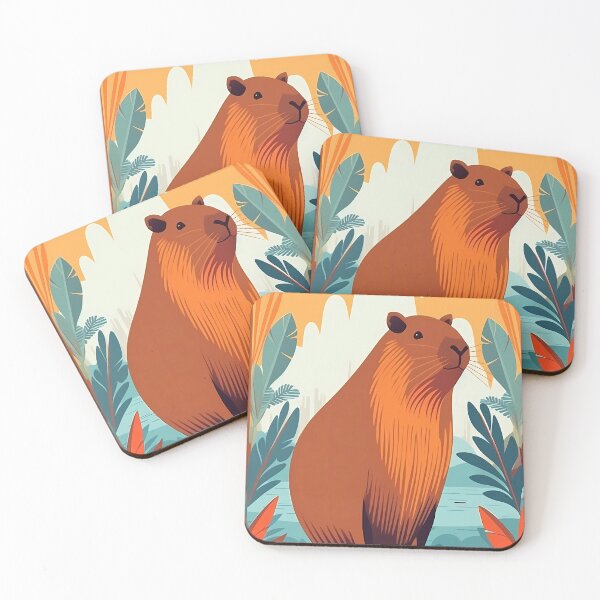 Item preview, Capybara Cartoon Art designed and sold by Bomba Visual.
