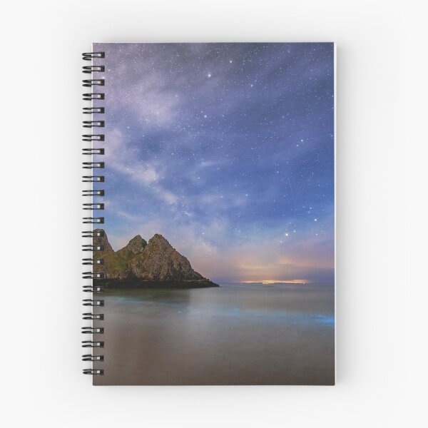 Item preview, Bioluminescent Plankton at Three Cliffs Bay, Gower, Wales designed and sold by Dan Santillo.
