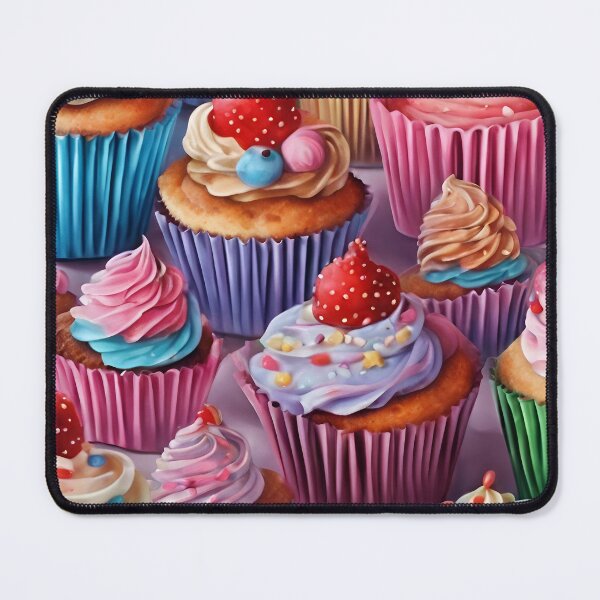 Item preview,  Marvelous Colorful Cupcake Pattern designed and sold by DigiDreamyArt.
