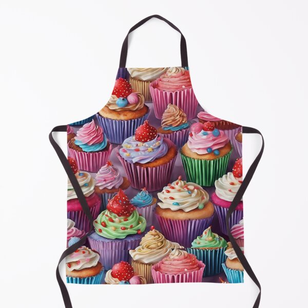 Item preview,  Marvelous Colorful Cupcake Pattern designed and sold by DigiDreamyArt.
