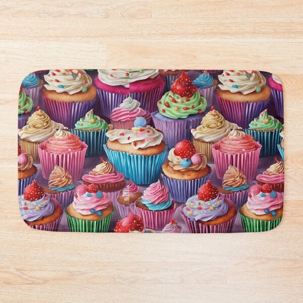 Item preview,  Marvelous Colorful Cupcake Pattern designed and sold by DigiDreamyArt.