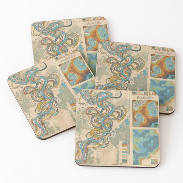 Item preview, Meander (fictional cartography) designed and sold by fuzzytooth.