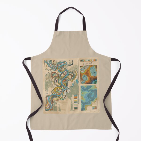 Item preview, Meander (fictional cartography) designed and sold by fuzzytooth.