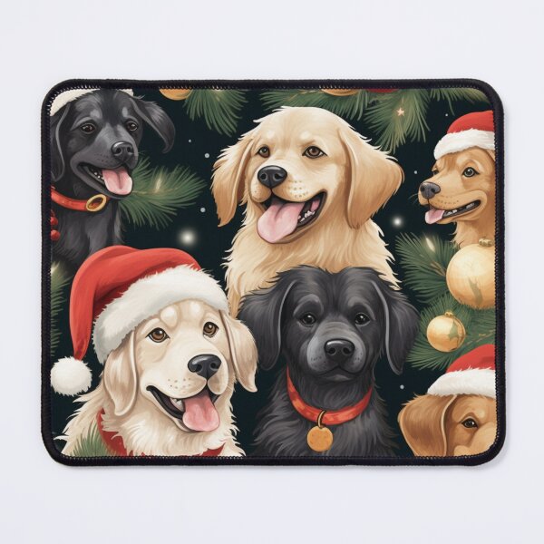 Item preview, Christmas puppys winter pattern designed and sold by SmileshareShop.