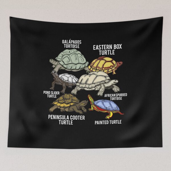 Item preview, Turtle Breeds Galapagos Tortoise Species Turtle designed and sold by DSWShirts.
