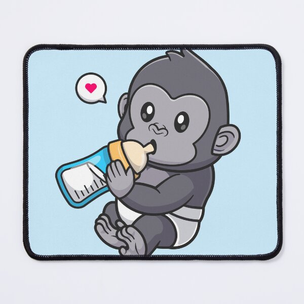 Item preview, Gorilla with Milk Train designed and sold by hjian8219.