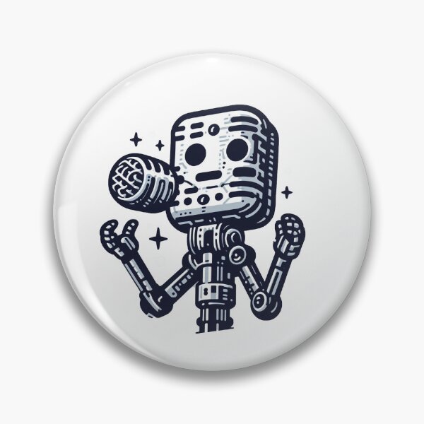 Item preview, microphone robot singer designed and sold by AxelBrook.