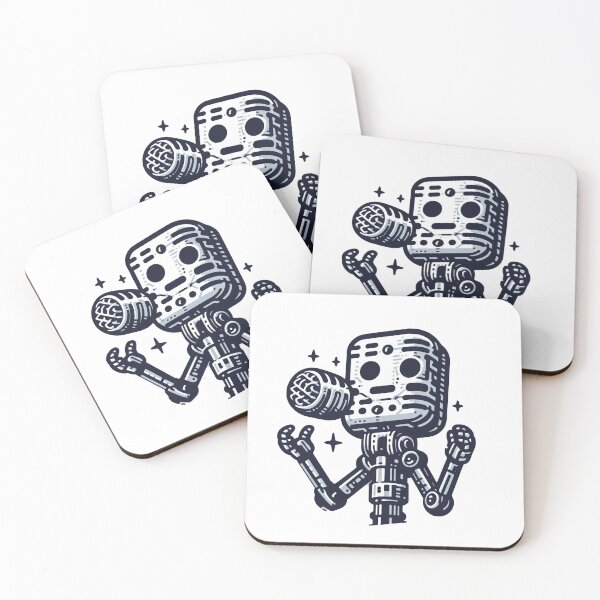 Item preview, microphone robot singer designed and sold by AxelBrook.