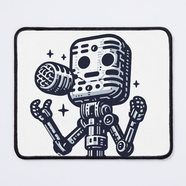 Item preview, microphone robot singer designed and sold by AxelBrook.